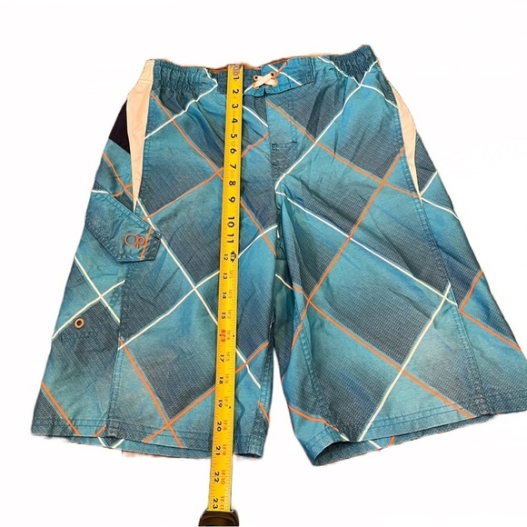 🌊 OP Swim Trunks | Board Shorts | Boys Size XL (14-16) | Blue | Lined - Picture 9 of 14